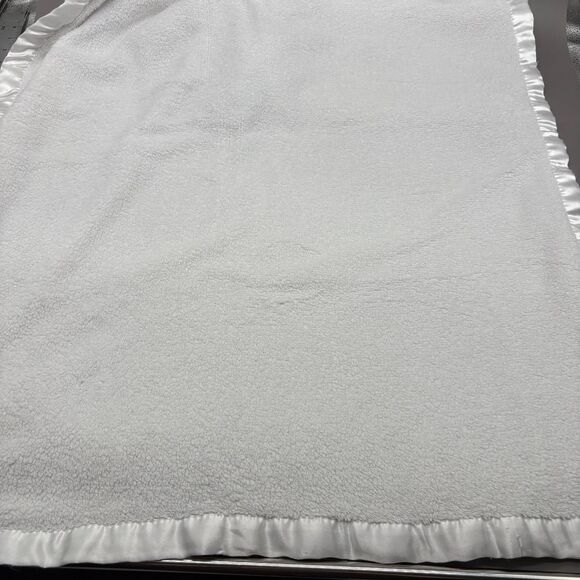 Nuby Baby Blanket Bear Moon Gray Star White Satin Trim Soft Minky Lovey Unisex - Picture 3 of 8